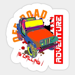 Off Road Adventure Sticker